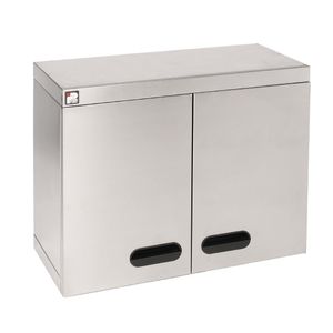 Parry Stainless Steel Hinged Wall Cupboard 750mm - GM735  - 1