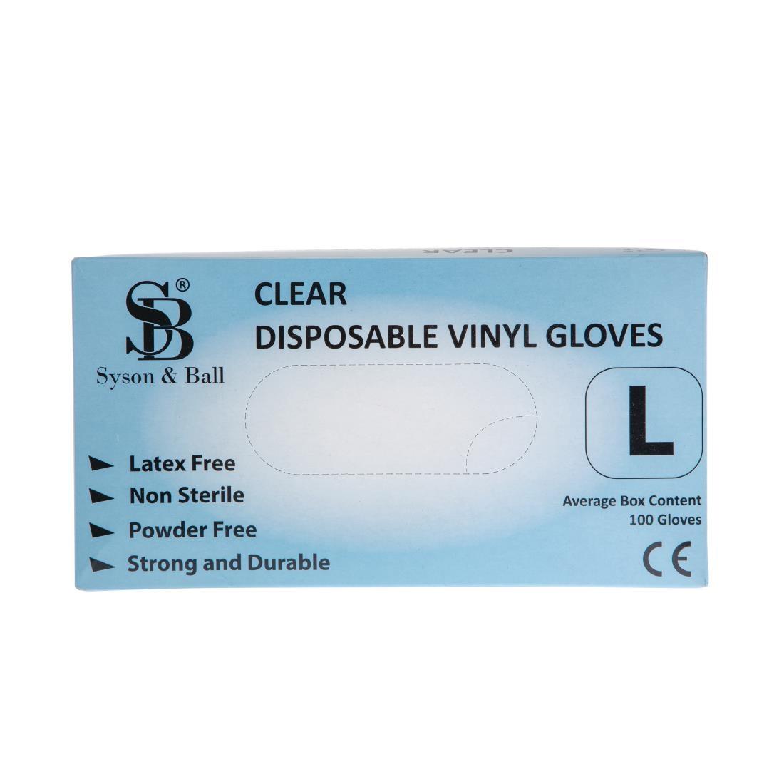 Powder-Free Latex Gloves Clear Extra Large (Pack of 100) - Y262-XL  - 3