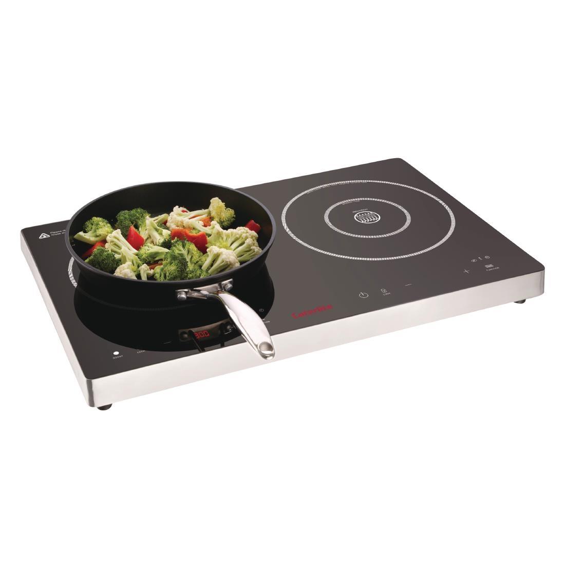 Caterlite Touch Control Double Induction Hob - DF824  - 2