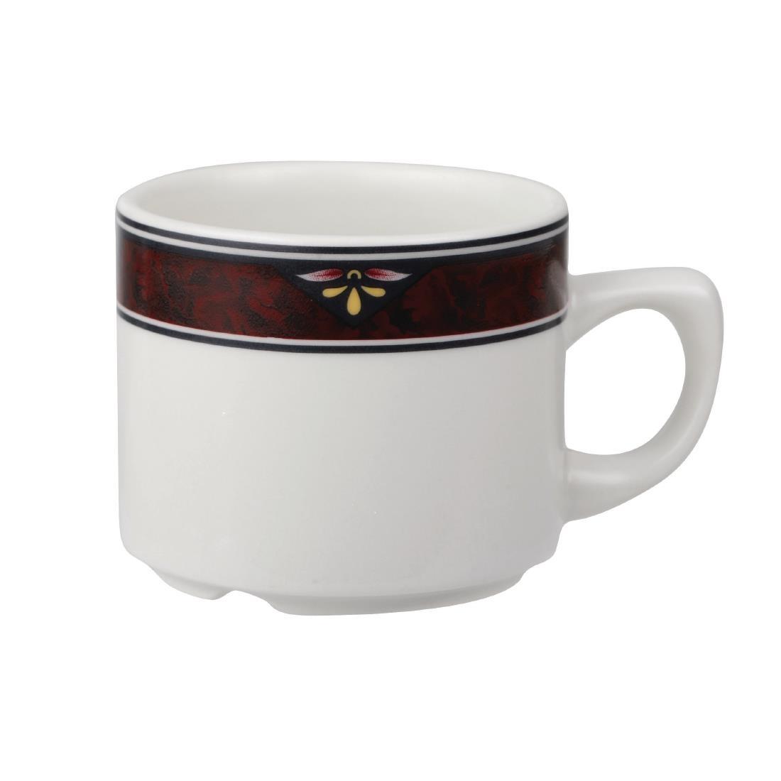 Churchill Milan Maple Tea Cups 199ml (Pack of 24) - M732  - 1