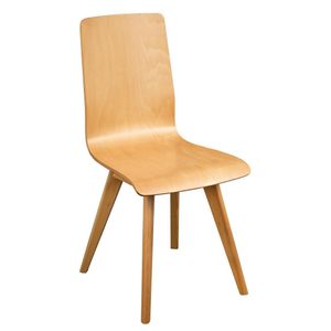 Fameg Wooden Flow Bentwood Beech Side Chairs (Pack of 2) - CW010  - 1