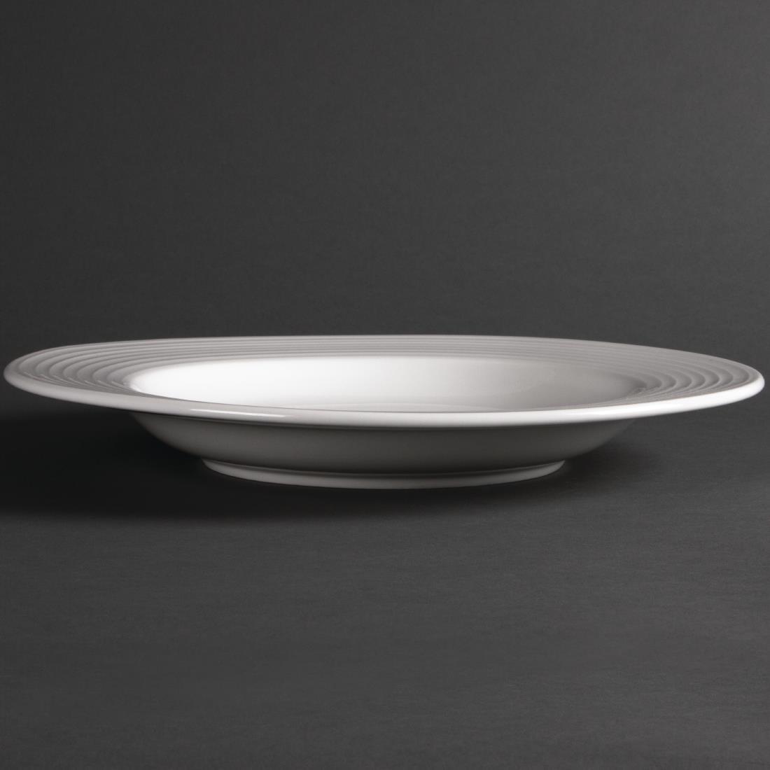 Olympia Linear Pasta Plates 310mm (Pack of 6) - U096  - 2