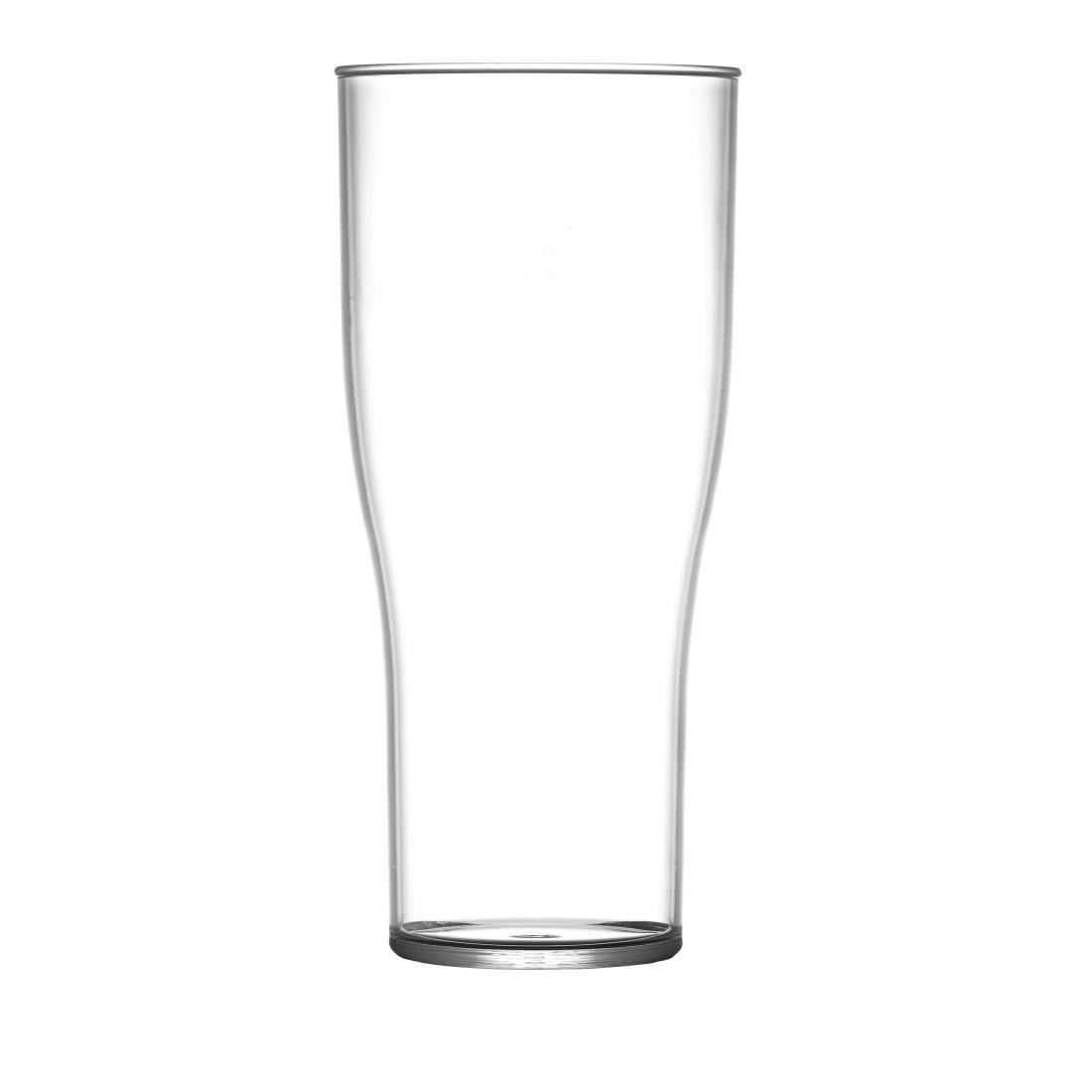 BBP Polycarbonate Nucleated Pint Glasses CE Marked (Pack of 48) - U403  - 1