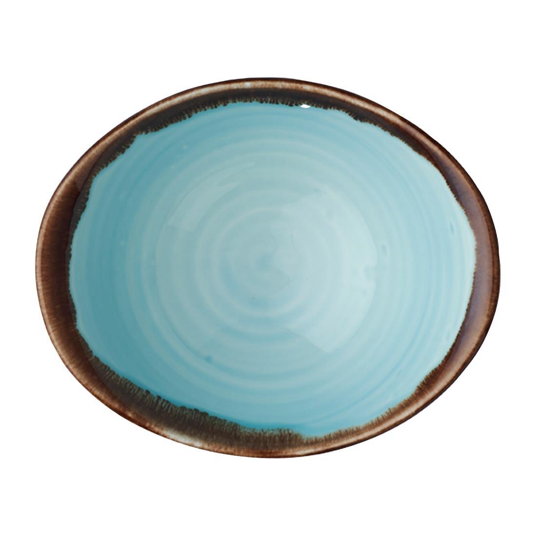 Dudson Harvest Deep Bowls Turquoise 174mm (Pack of 6) - FX156  - 1