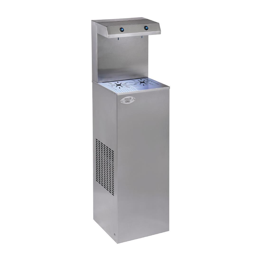 Roller Grill Drinking Fountain with Double Cup Filler AQUA80 - DE389  - 1
