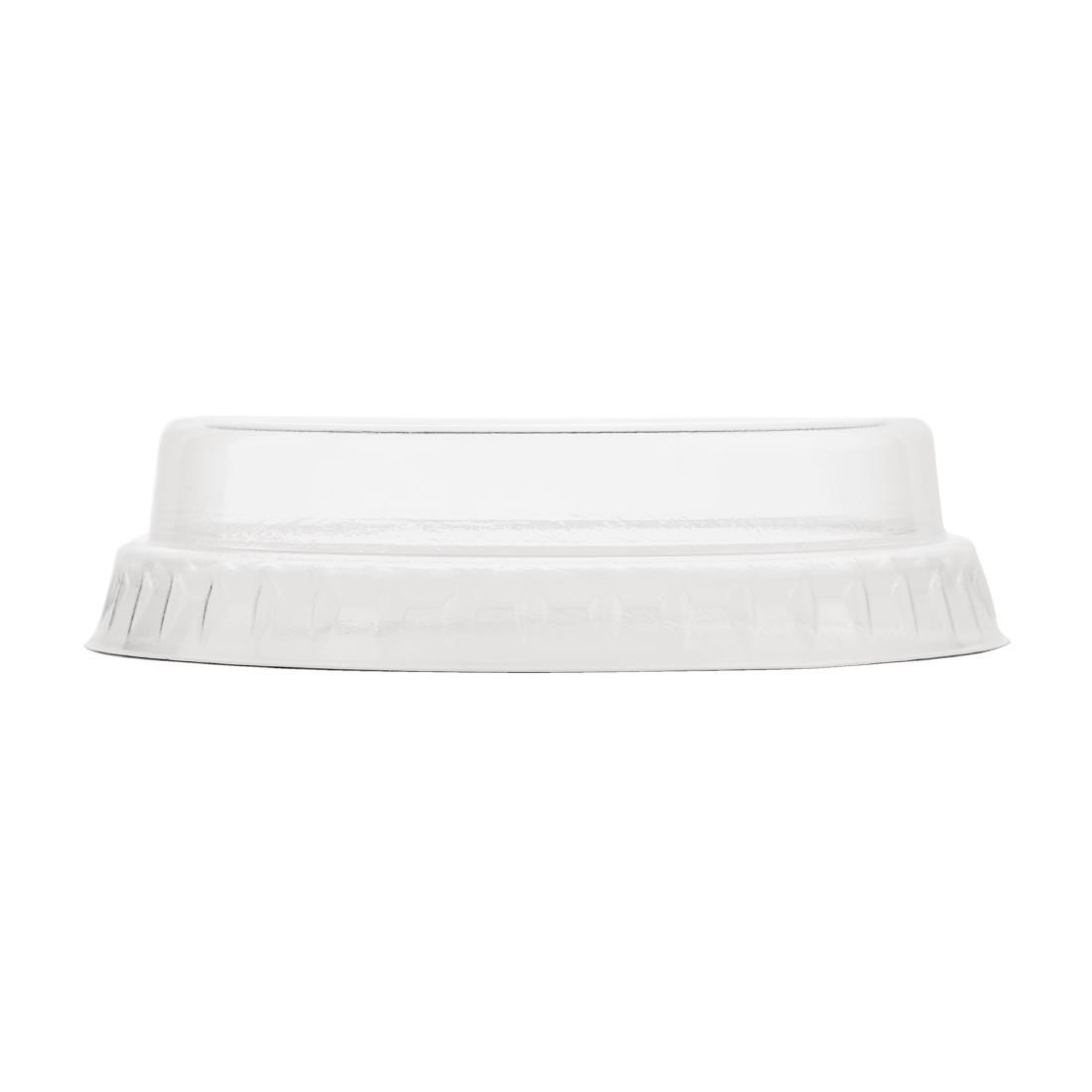 Vegware Compostable Flat Lids With No Hole 200ml / 7oz (Pack of 1000) - CL701  - 1