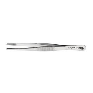 Stainless Steel Round Tip Micro Tweezers 160mm - CC163  - 1