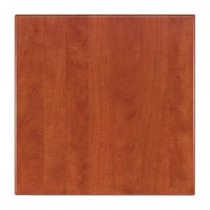 Werzalit Pre-drilled Square Table Top  Wild Pear Cognac 700mm - CG693  - 1