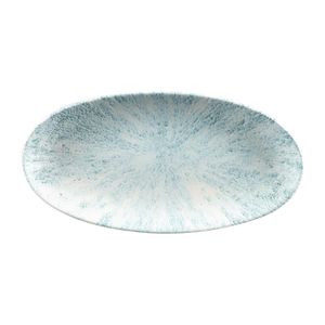 Churchill Studio Prints Stone Chefs Plates Aquamarine 299 x 150mm (Pack of 12) - FC146  - 1