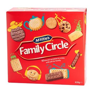 McVities Family Circle Biscuits 620g - FW842  - 1