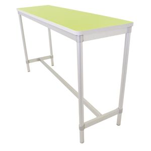 Gopak Enviro Indoor Bright Green Rectangle Poseur Table 1200mm - DG131-BG  - 1