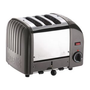 Dualit 3 Slice Vario Toaster Metallic Charcoal 30080 - CD317  - 1