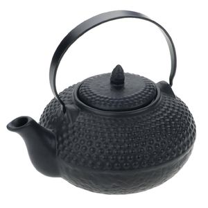 Oriental Hobnail Teapot Black 850ml - GF189  - 1