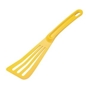 Mercer Culinary Hells Tools Slotted Spatula Yellow 12" - CW539  - 1