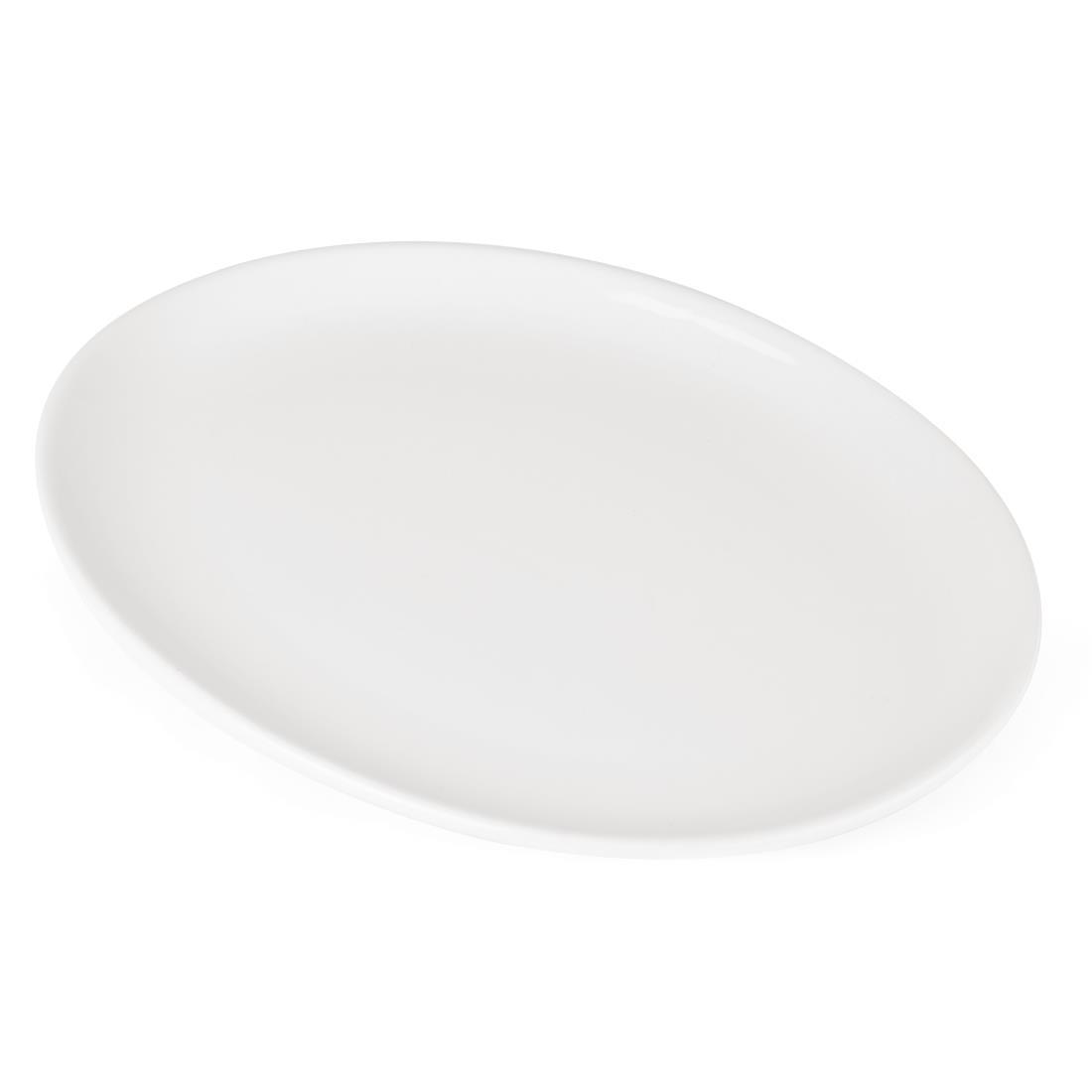 Olympia Athena Oval Coupe Plates 305 x 241 mm (Pack of 6) - CC212  - 5