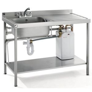 Parry Stainless Steel Fully Assembled Sink Right Hand Drainer 1400mm - GM999  - 1