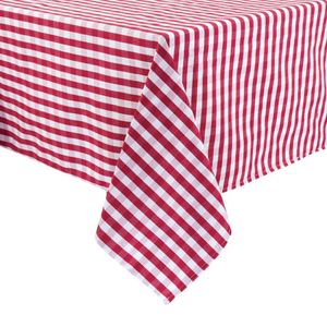 Gingham Tablecloth Red 1320 x 1320mm - HB582  - 1