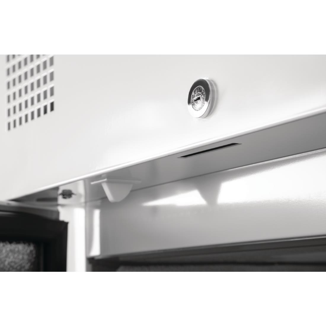 Polar G-Series Upright Double Door Freezer 1200Ltr White - CD616  - 9