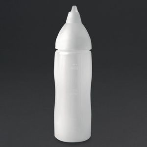 Araven Clear Non-Drip Sauce Bottle 12oz - CW111  - 1