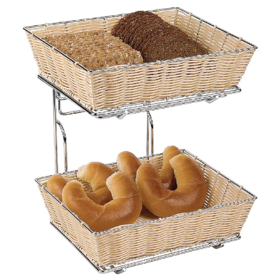 2 Tier Basket Counter Display 1/2 GN - CB806  - 2