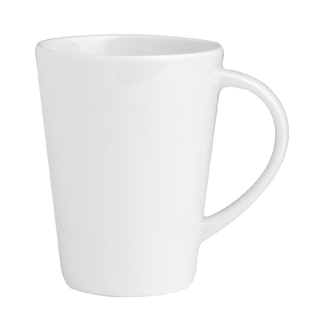 Royal Porcelain Classic White Mug 275ml (Pack of 6) - GT933  - 2