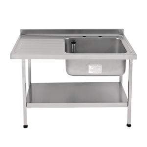 Franke Sissons Self Assembly Stainless Steel Sink Left Hand Drainer 1200x650mm - P366  - 1