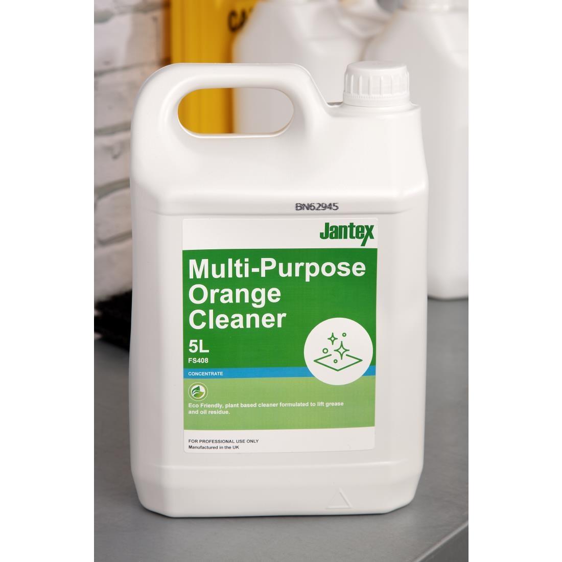 Jantex Green Orange Multipurpose Cleaner Concentrate 5Ltr - FS408  - 5
