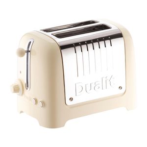 Dualit 2 Slice Lite Toaster Cream 26202 - CC801  - 1