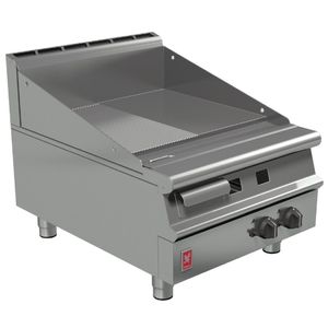 Falcon Dominator Plus 600mm Wide Half Ribbed Natural Gas Griddle G3641R - GP044-N  - 1