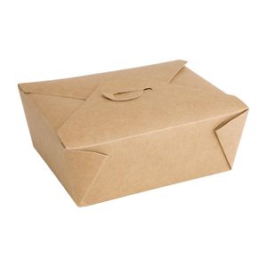 Fiesta Compostable Paperboard Food Cartons 1200ml / 42oz (Pack of 200) - FB674  - 1