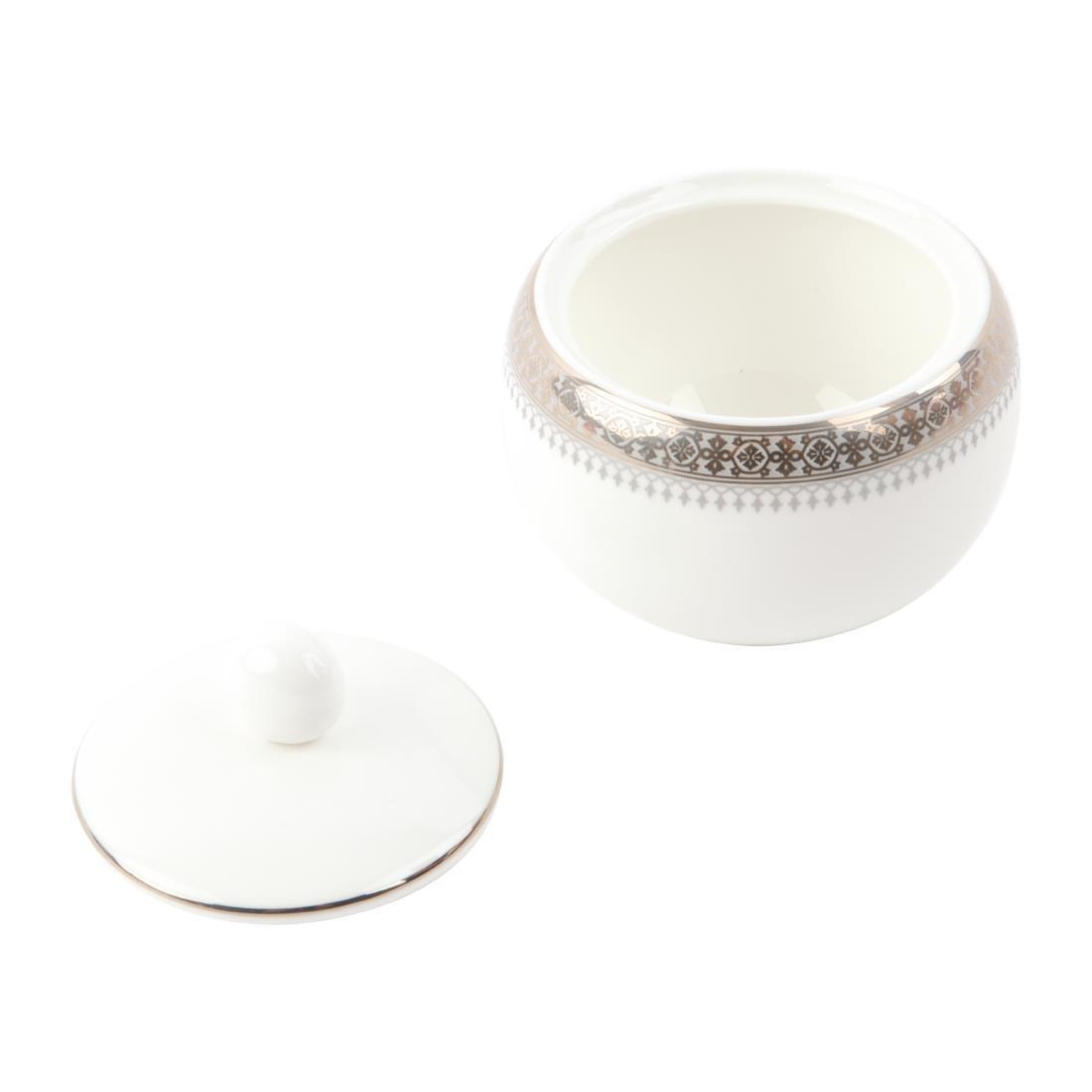 Royal Bone Afternoon Tea Couronne Lid for FB756 Sugar Bowl 220ml (Pack of 1) - FC254  - 2