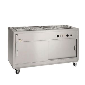 Parry Bain Marie Topped Mobile Hot Cupboard HOT18BM - GM794  - 1