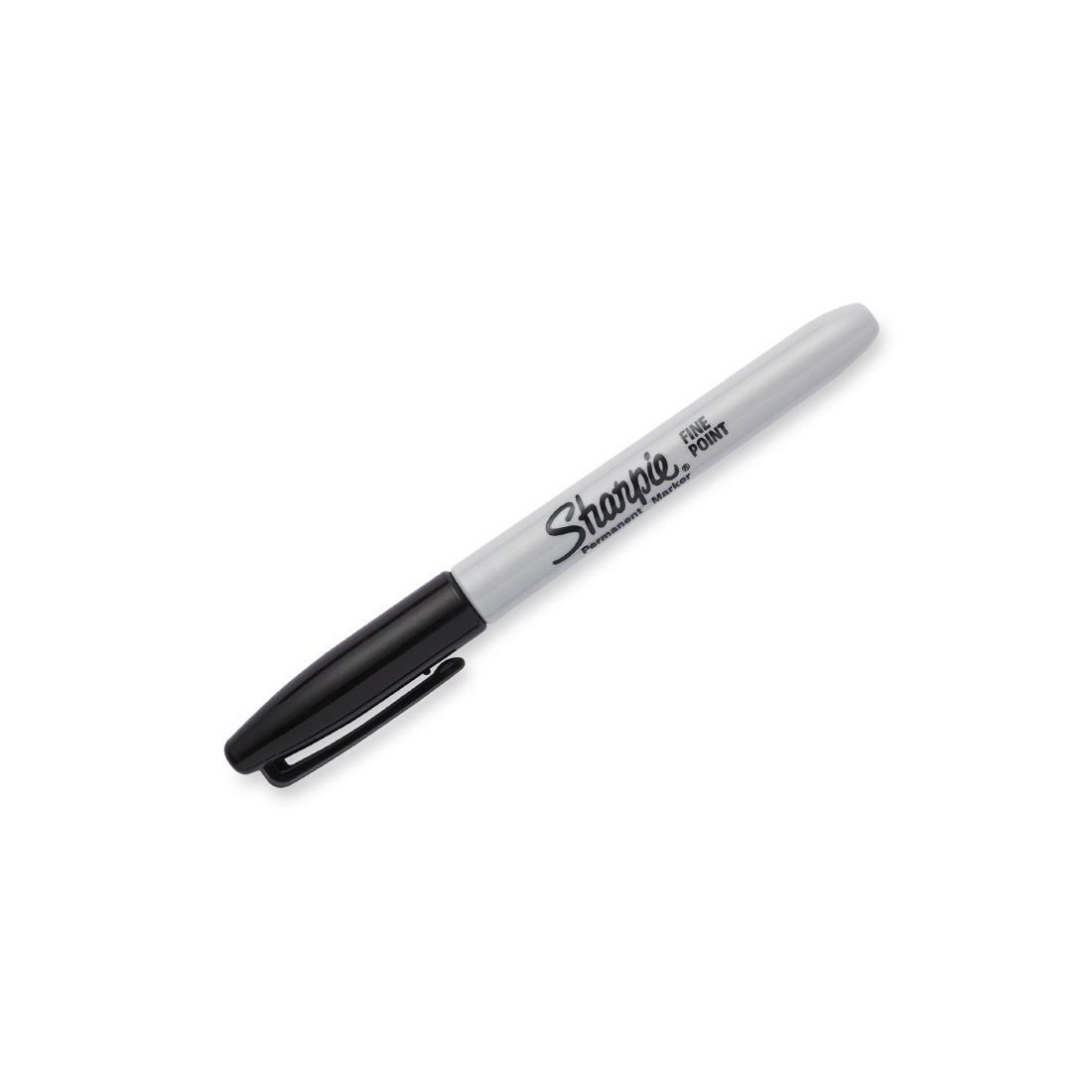 Sharpie Fine Permanent Marker Black (Pack of 12) - DE702  - 2