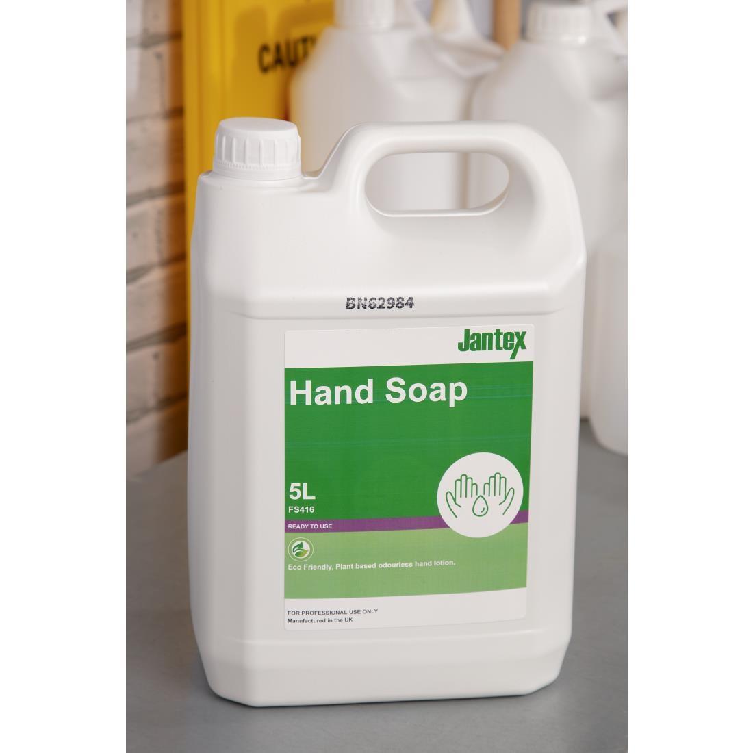 Jantex Green Hand Soap Lotion Ready To Use 5Ltr - FS416  - 5