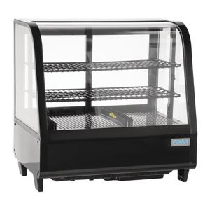 Polar C-Series Countertop Food Display Fridge 100Ltr Black - CC611  - 3