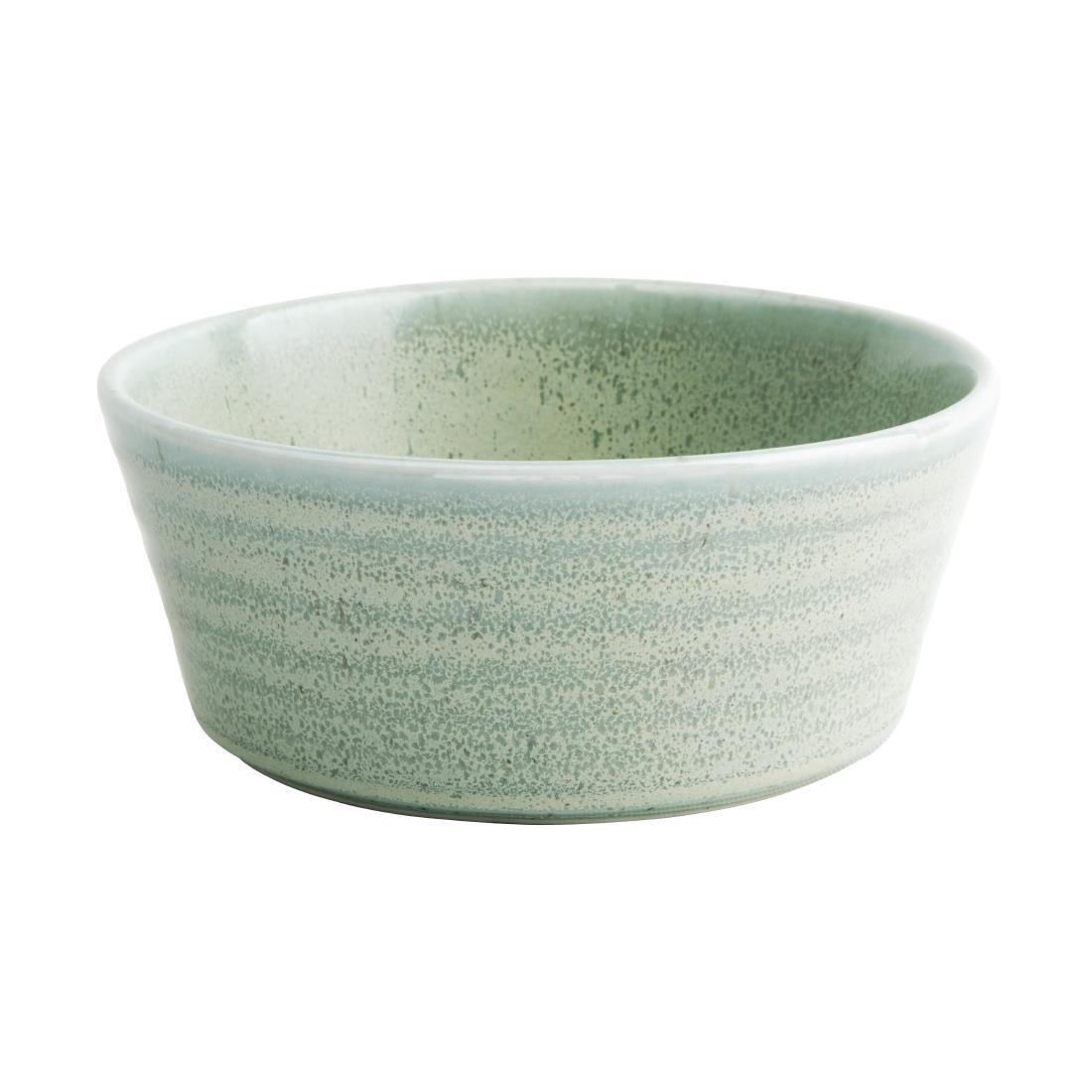 Olympia Cavolo Flat Round Bowls Spring Green 143mm (Pack of 6) - FB560  - 1