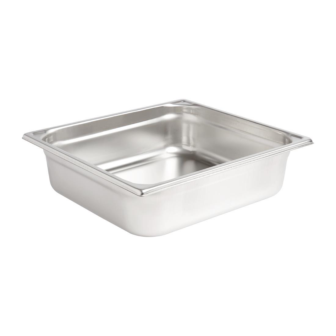 Matfer Bourgeat Stainless Steel 2/3 Gastronorm Pan 100mm - K054  - 1