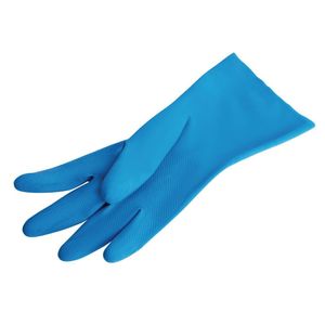 MAPA Vital 165 Liquid-Proof Food Handling Gloves Blue Extra Large (One Pair) - FA293-XL  - 4