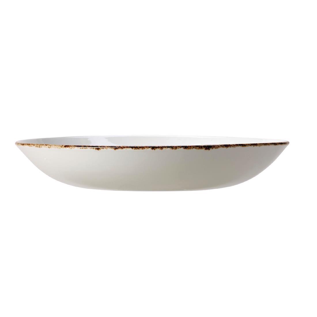 Steelite Brown Dapple Coupe Plates 203mm (Pack of 24) - VV755  - 2