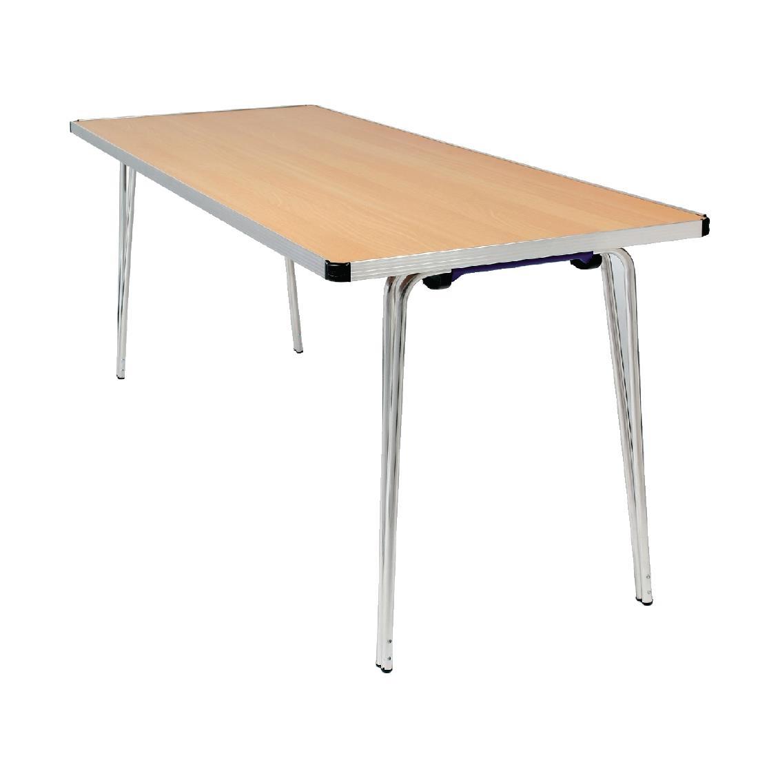 Gopak Contour Folding Table Oak 4ft - CD584  - 1
