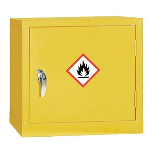 Hazardous Substance Cabinet Single Door Yellow 5Ltr - CD999  - 1