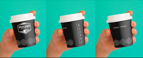 Custom Branded 6oz Single Wall Paper Sampling Cups - Custom Printed 6oz Paper Drinks Cups - 6oz Single Wall Flat White Cups - 3