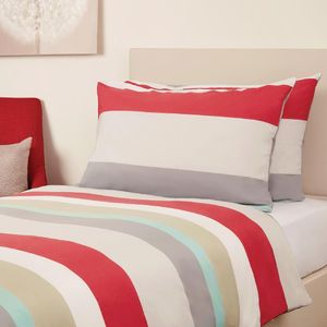 Mitre Essentials Skye Duvet Cover Red Double
