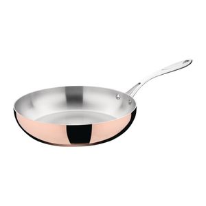 Vogue Induction Tri-Wall Copper Fry Pan - 280x60mm