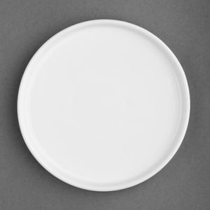 Olympia Whiteware Flat Round Plates 210mm (Pack of 6)