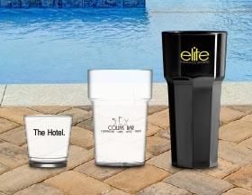 Custom Branded  Glass & Polycarb Tumblers