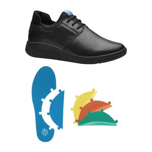 WearerTech Relieve Shoe Black/Black with Modular Insole Size 36