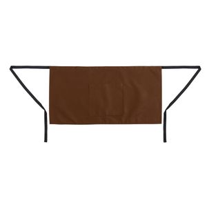 Chef Works Short Bistro Apron Chocolate