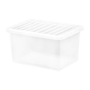 Wham Crystal Storage Box & Lid 25Ltr