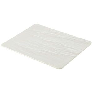 White Slate Melamine Platter GN 1/2 32.5x26.5cm - MEL12-SLW - 1